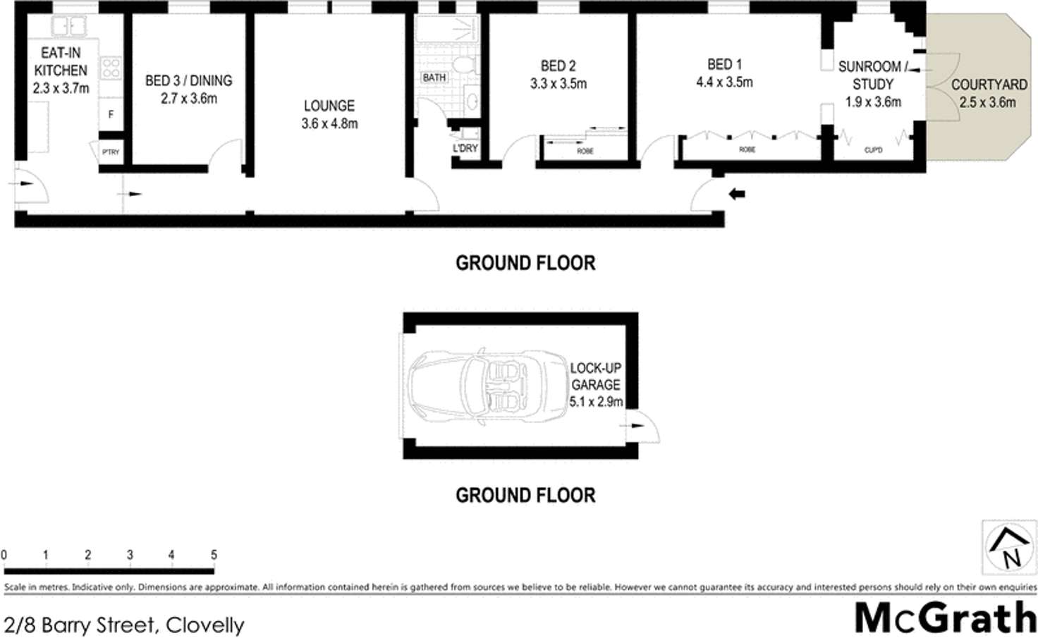 Floorplan of Homely apartment listing, 2/8 Barry Street, Clovelly NSW 2031