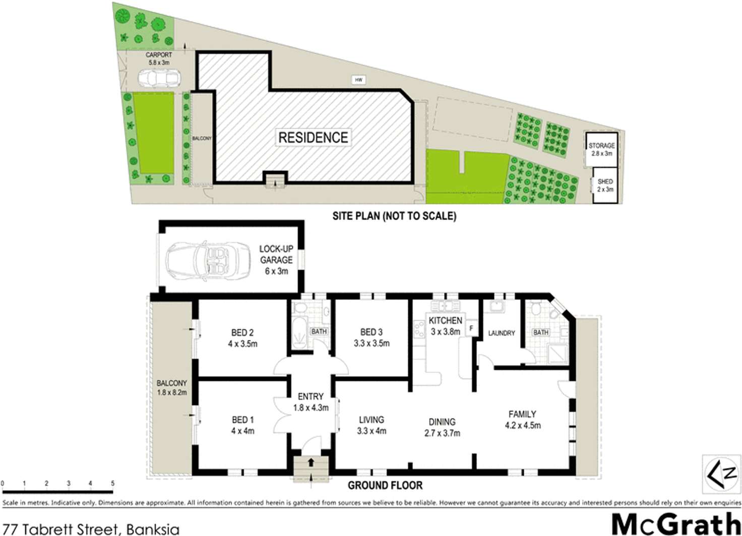 Floorplan of Homely house listing, 77 Tabrett Street, Banksia NSW 2216