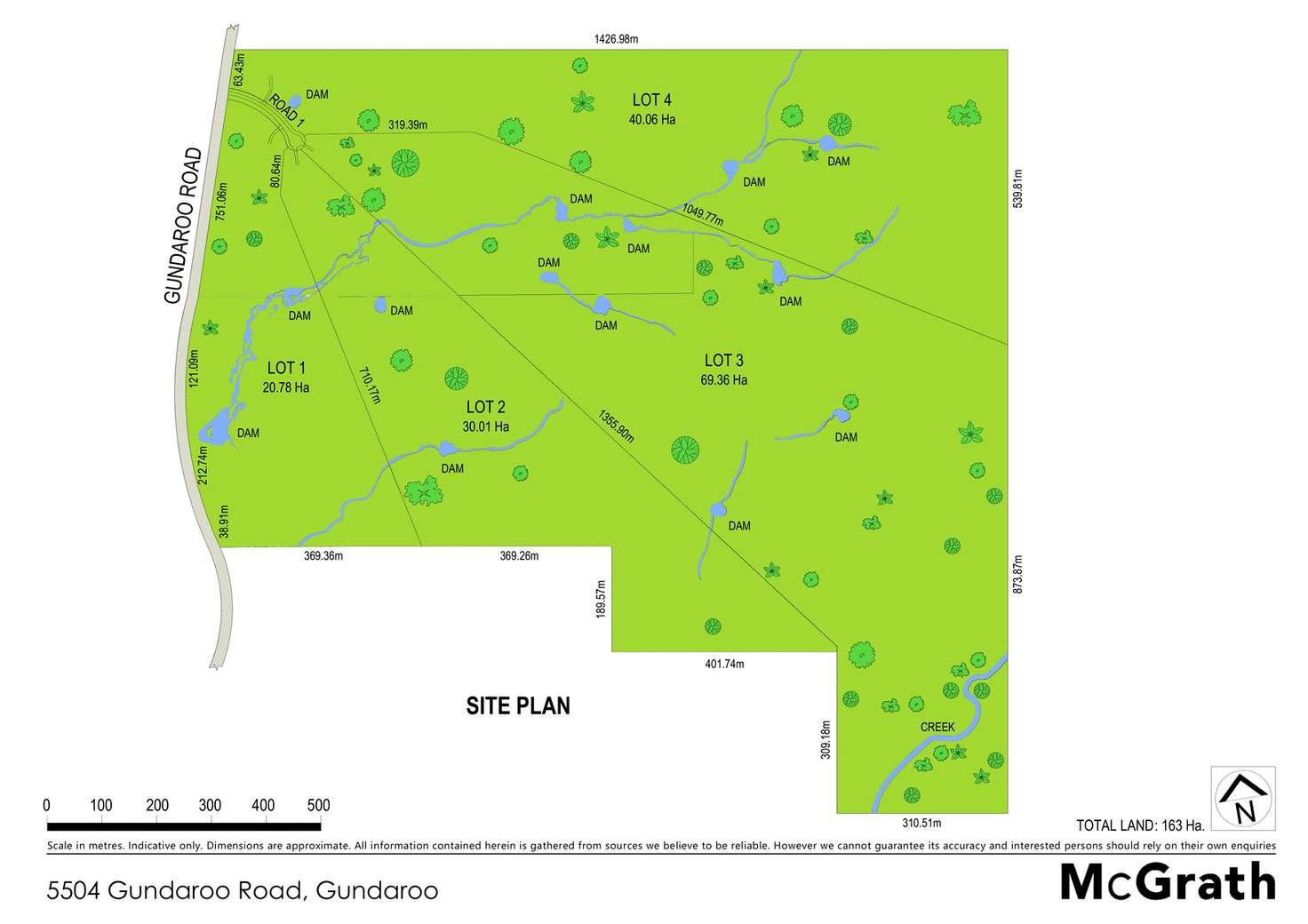 Floorplan of Homely residentialLand listing, 5504 Gundaroo Road, Gundaroo NSW 2620