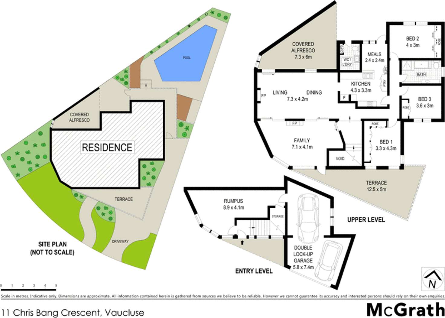 Floorplan of Homely house listing, 11 Chris Bang Crescent, Vaucluse NSW 2030