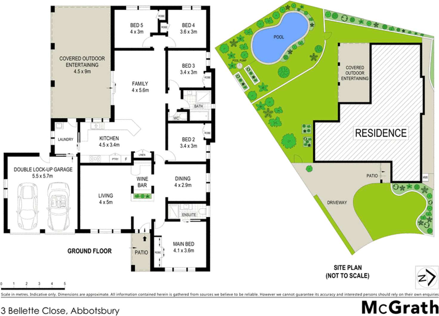 Floorplan of Homely house listing, 3 Bellette Close, Abbotsbury NSW 2176
