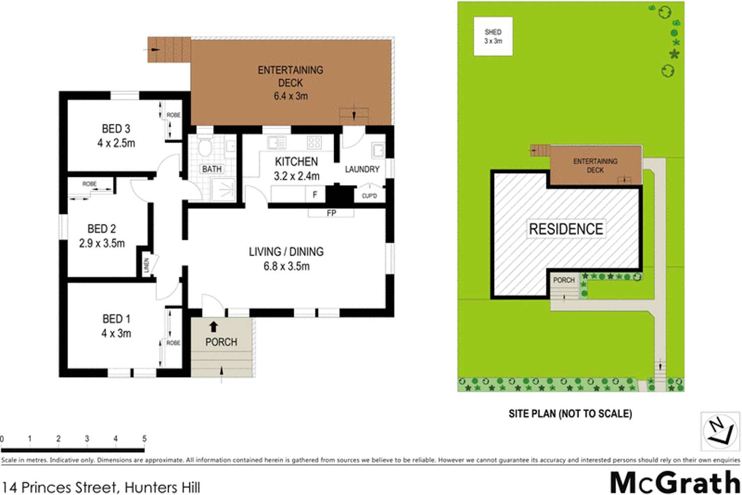 Floorplan of Homely house listing, 14 Princes Street, Hunters Hill NSW 2110