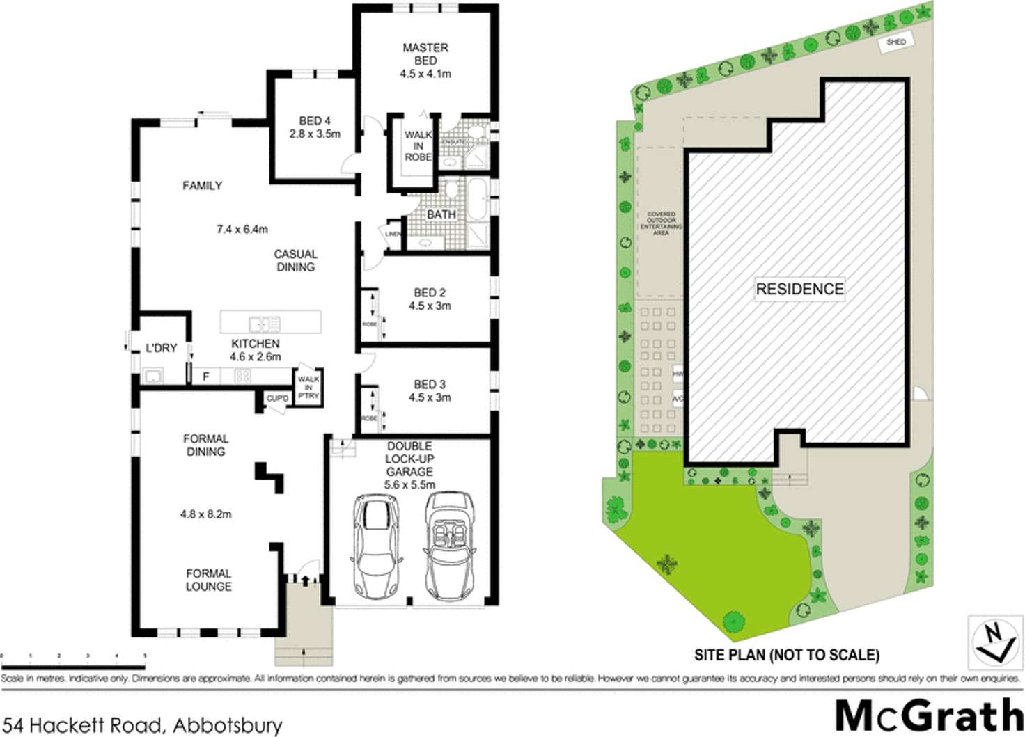 Floorplan of Homely house listing, 54 Hackett Road, Abbotsbury NSW 2176