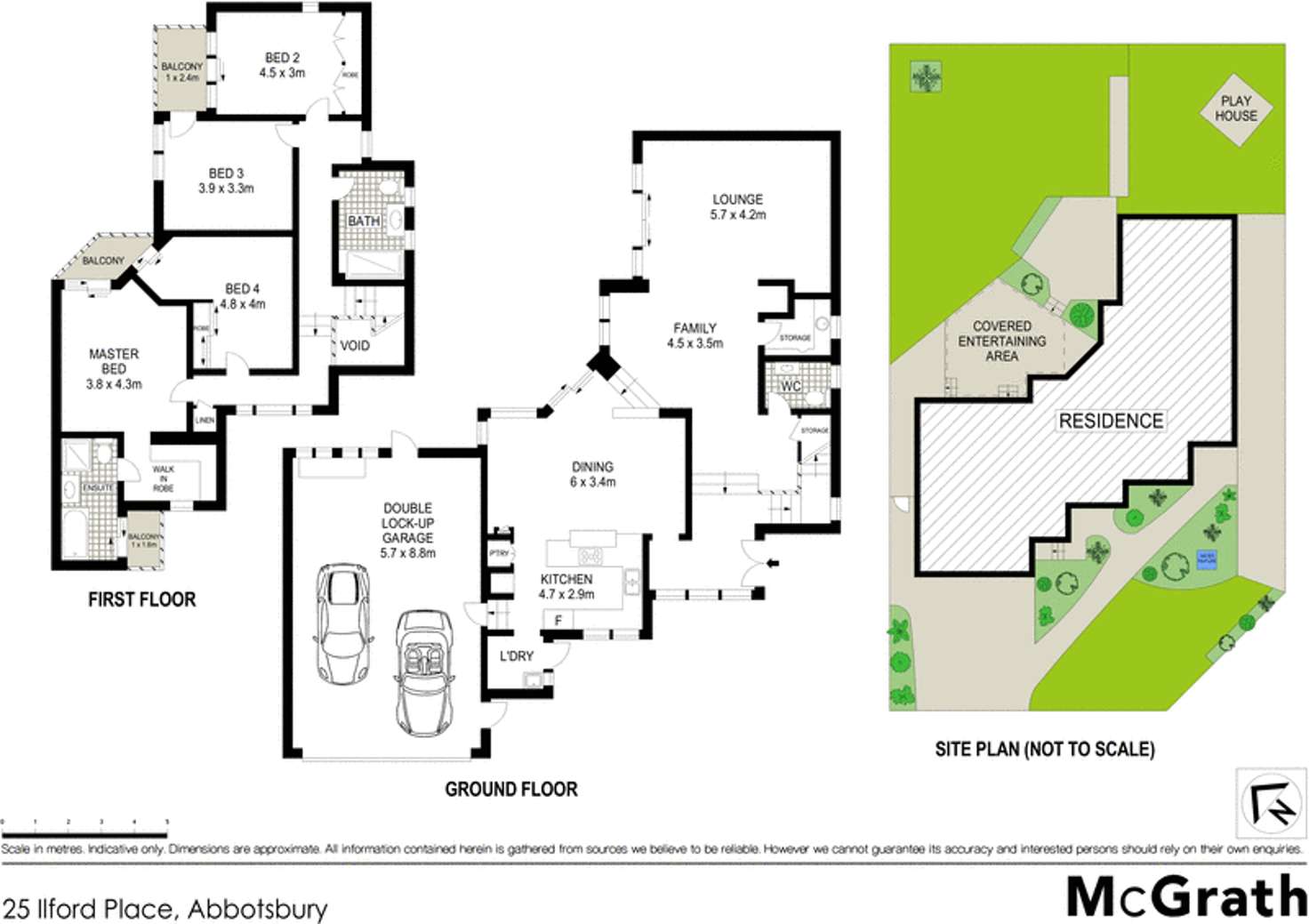 Floorplan of Homely house listing, 25 Ilford Place, Abbotsbury NSW 2176