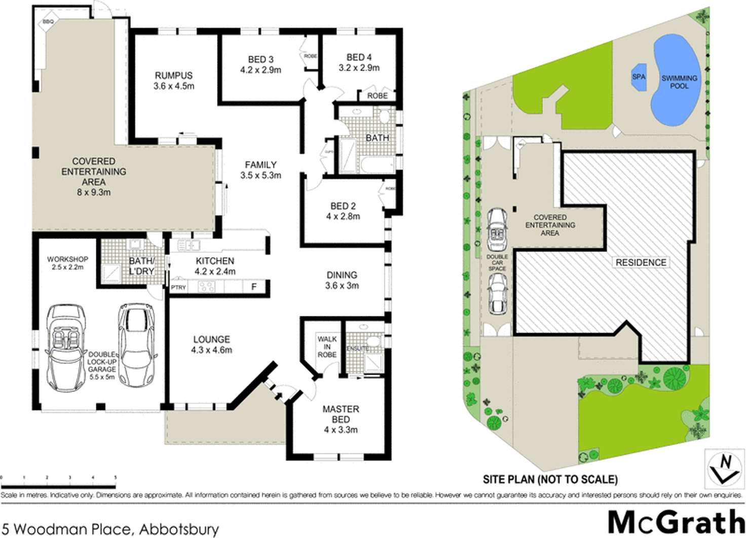 Floorplan of Homely house listing, 5 Woodman Place, Abbotsbury NSW 2176