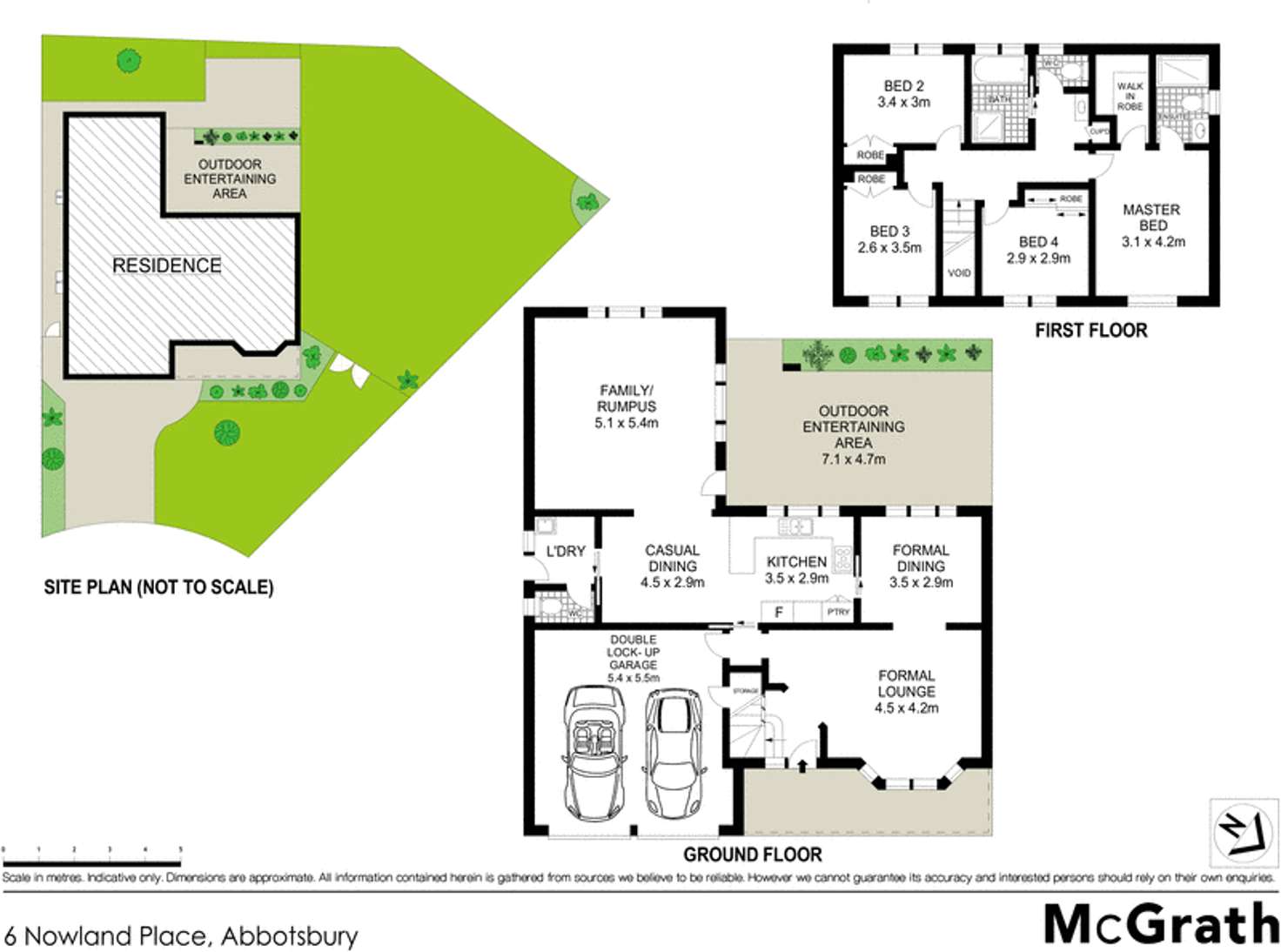 Floorplan of Homely house listing, 6 Nowland Place, Abbotsbury NSW 2176