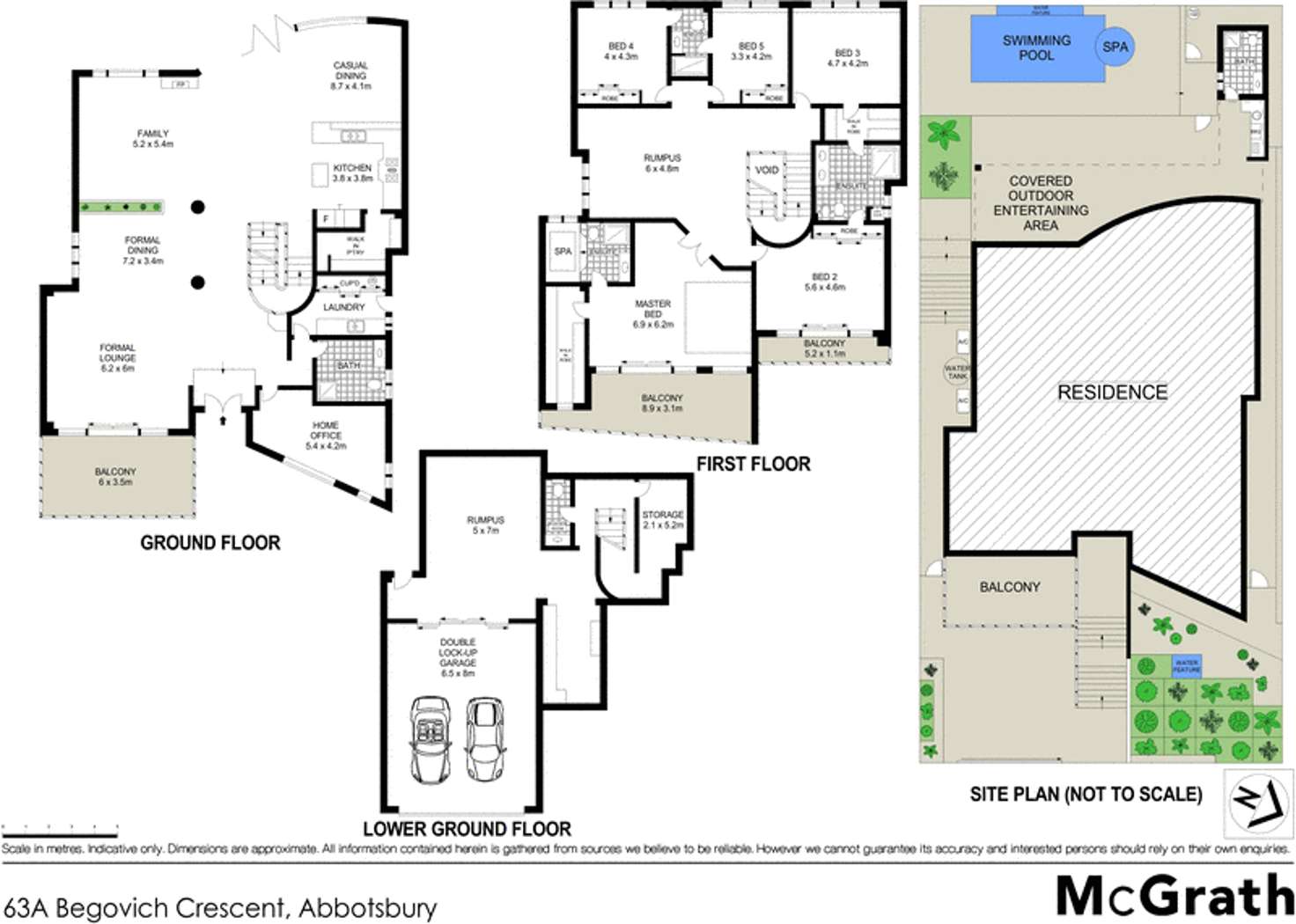 Floorplan of Homely house listing, 63A Begovich Crescent, Abbotsbury NSW 2176