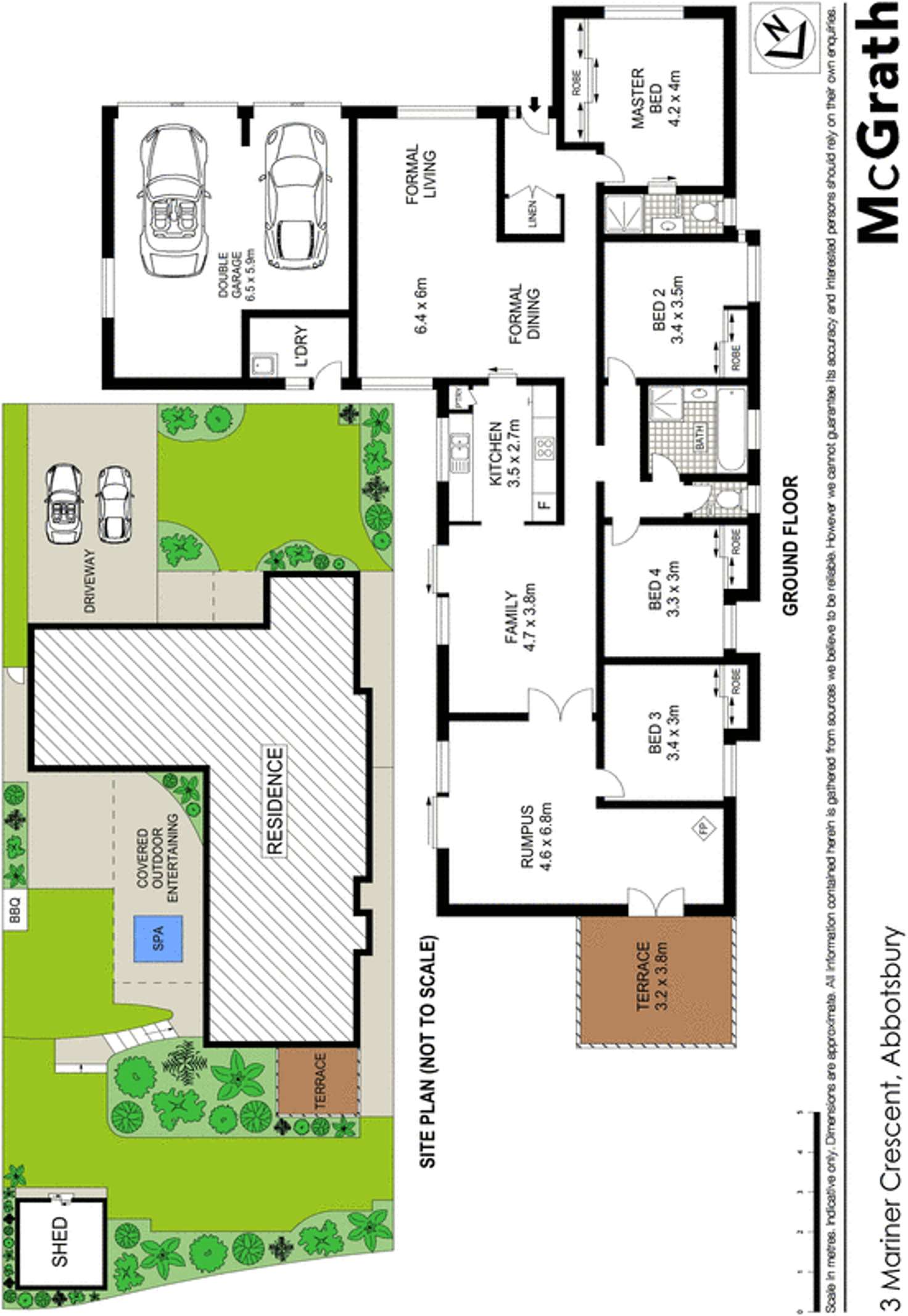 Floorplan of Homely house listing, 3 Mariner Crescent, Abbotsbury NSW 2176
