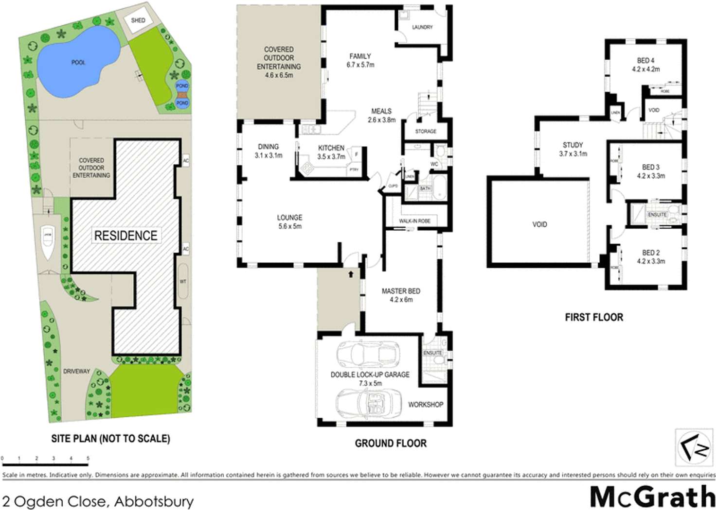 Floorplan of Homely house listing, 2 Ogden Close, Abbotsbury NSW 2176