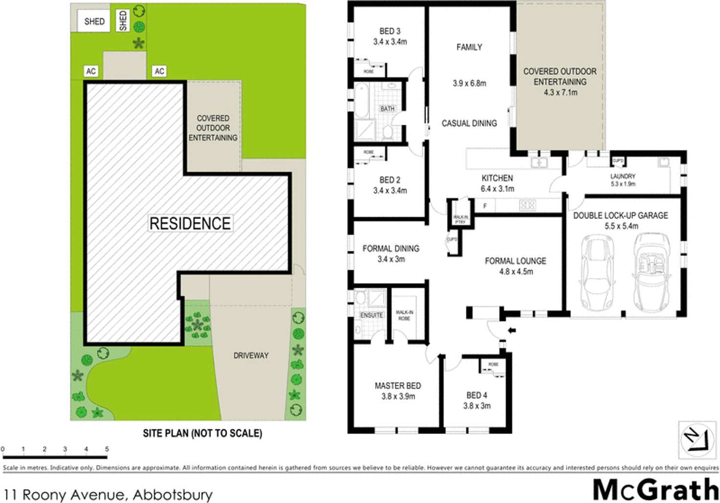 Floorplan of Homely house listing, 11 Roony Avenue, Abbotsbury NSW 2176