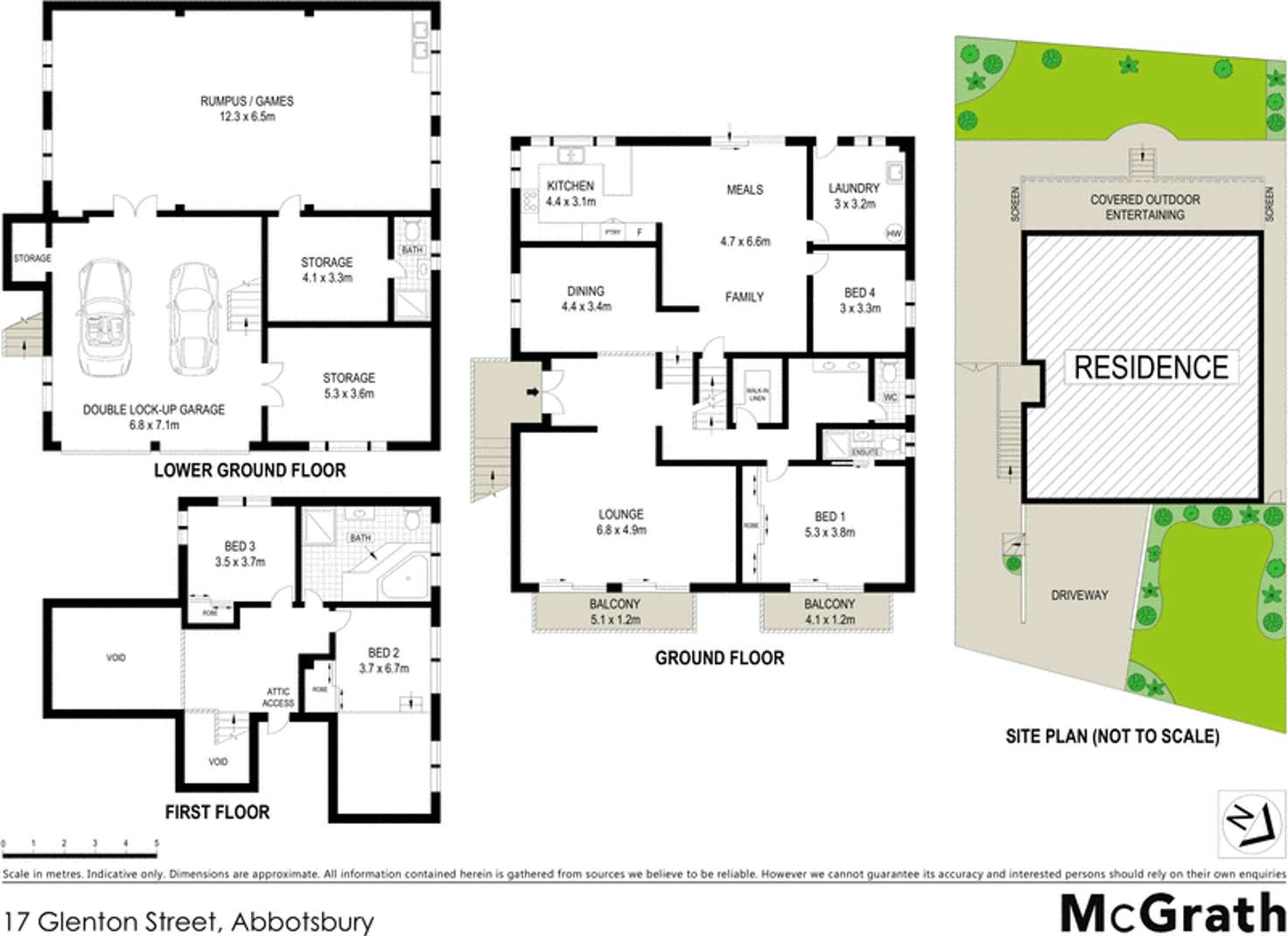 Floorplan of Homely house listing, 17 Glenton Street, Abbotsbury NSW 2176