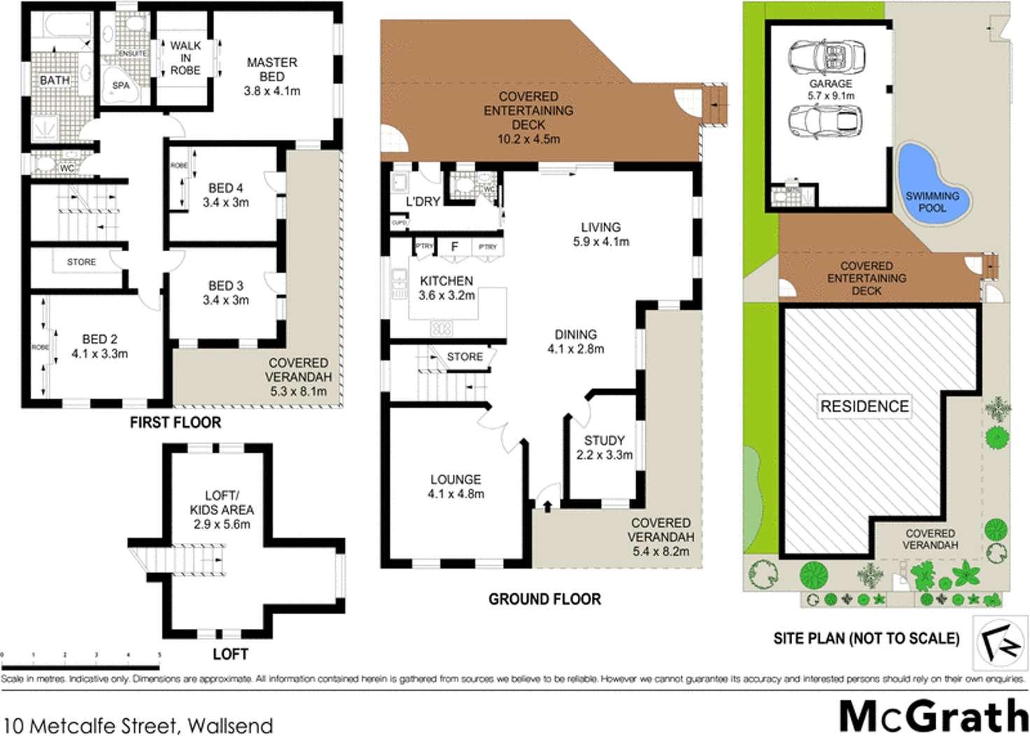 Floorplan of Homely house listing, 10 Metcalfe Street, Wallsend NSW 2287