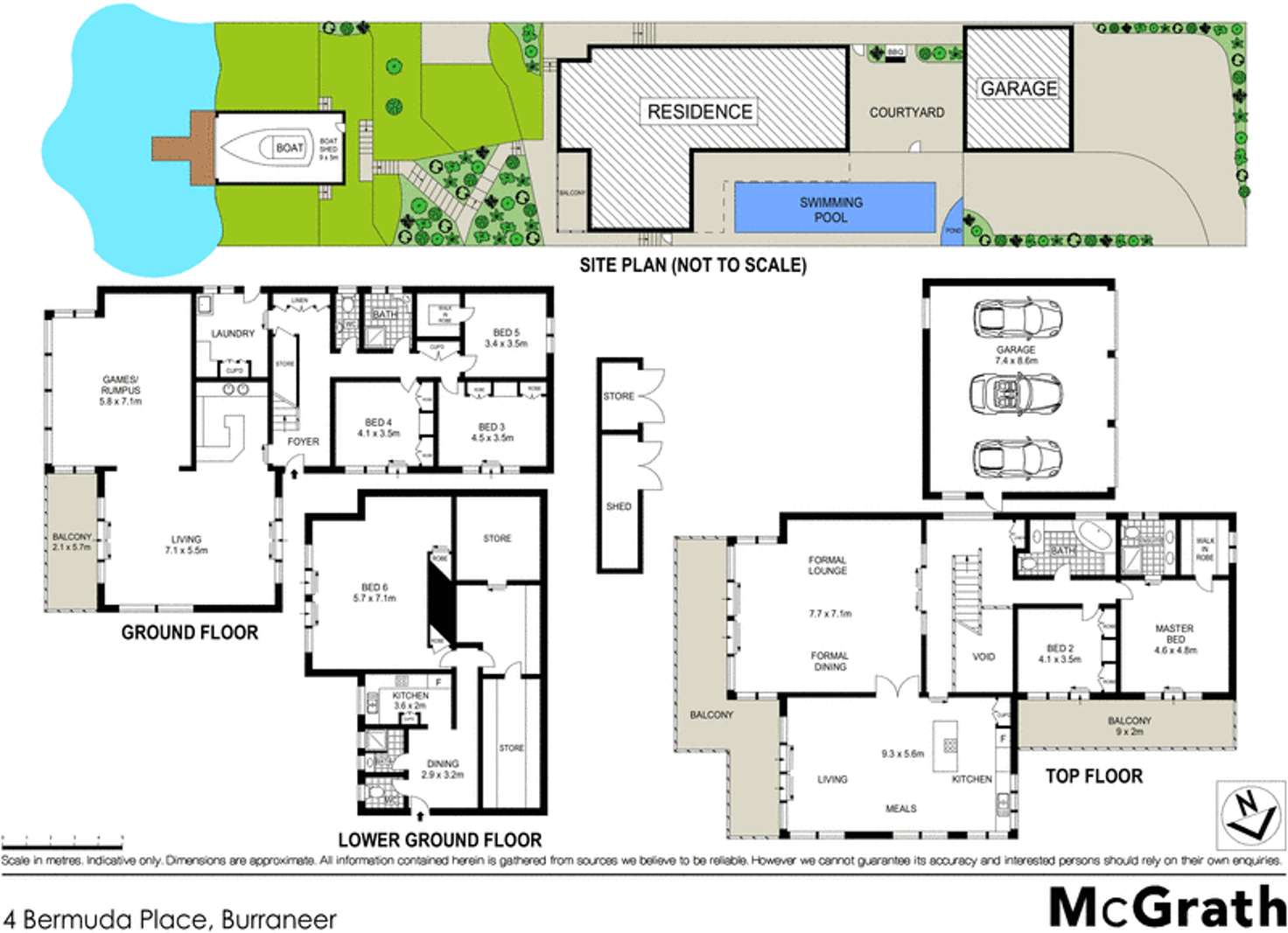 Floorplan of Homely house listing, 4 Bermuda Place, Burraneer NSW 2230