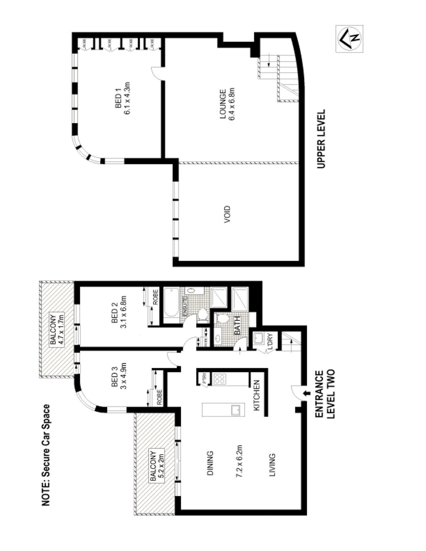 Floorplan of Homely apartment listing, 28/15 Hutchinson Street, Surry Hills NSW 2010