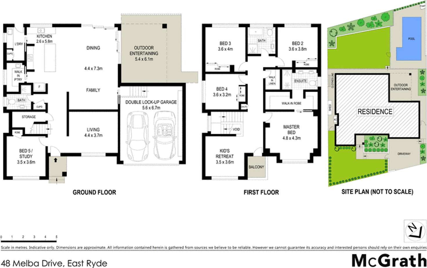 Floorplan of Homely house listing, 48 Melba Drive, East Ryde NSW 2113