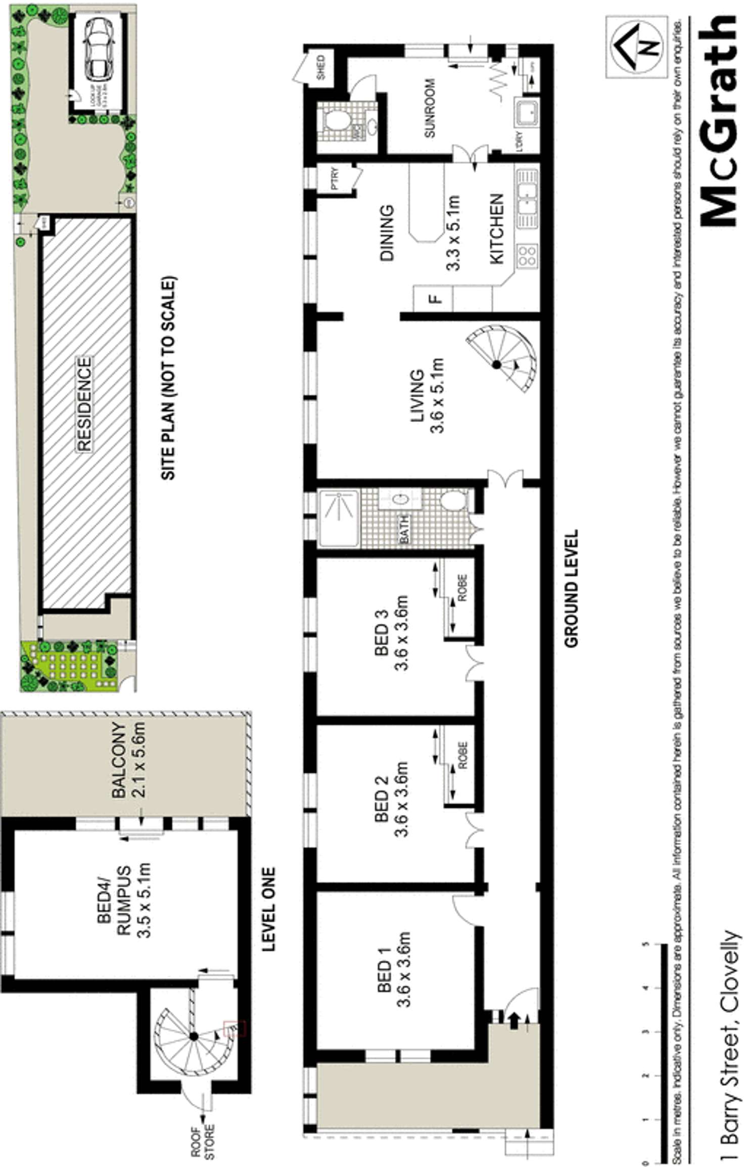 Floorplan of Homely house listing, 1 Barry Street, Clovelly NSW 2031