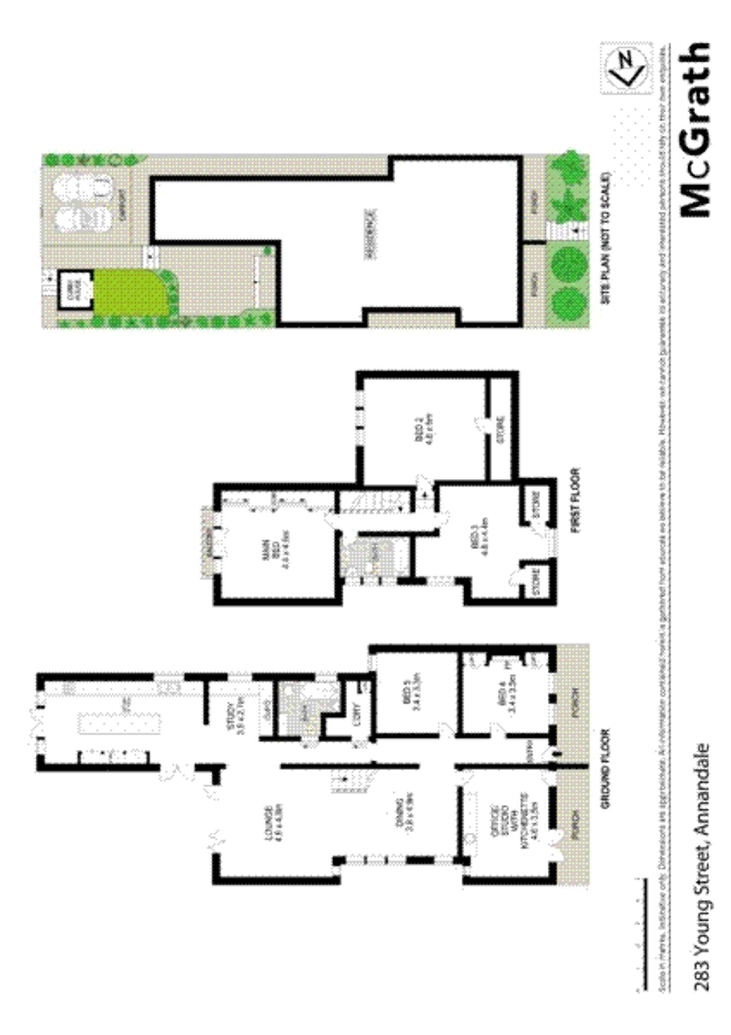 Floorplan of Homely house listing, 283 Young Street, Annandale NSW 2038