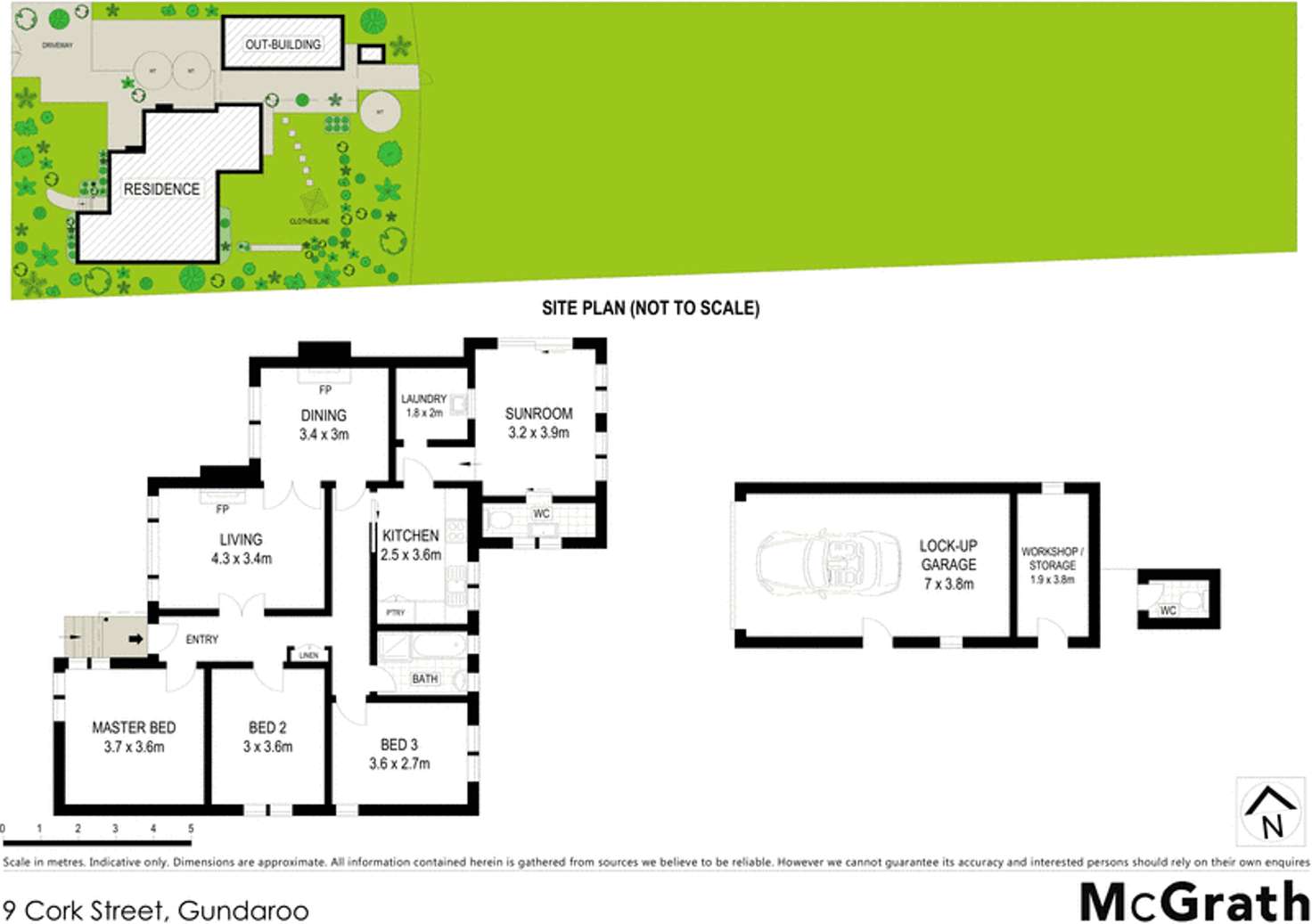 Floorplan of Homely house listing, 9 Cork Street, Gundaroo NSW 2620