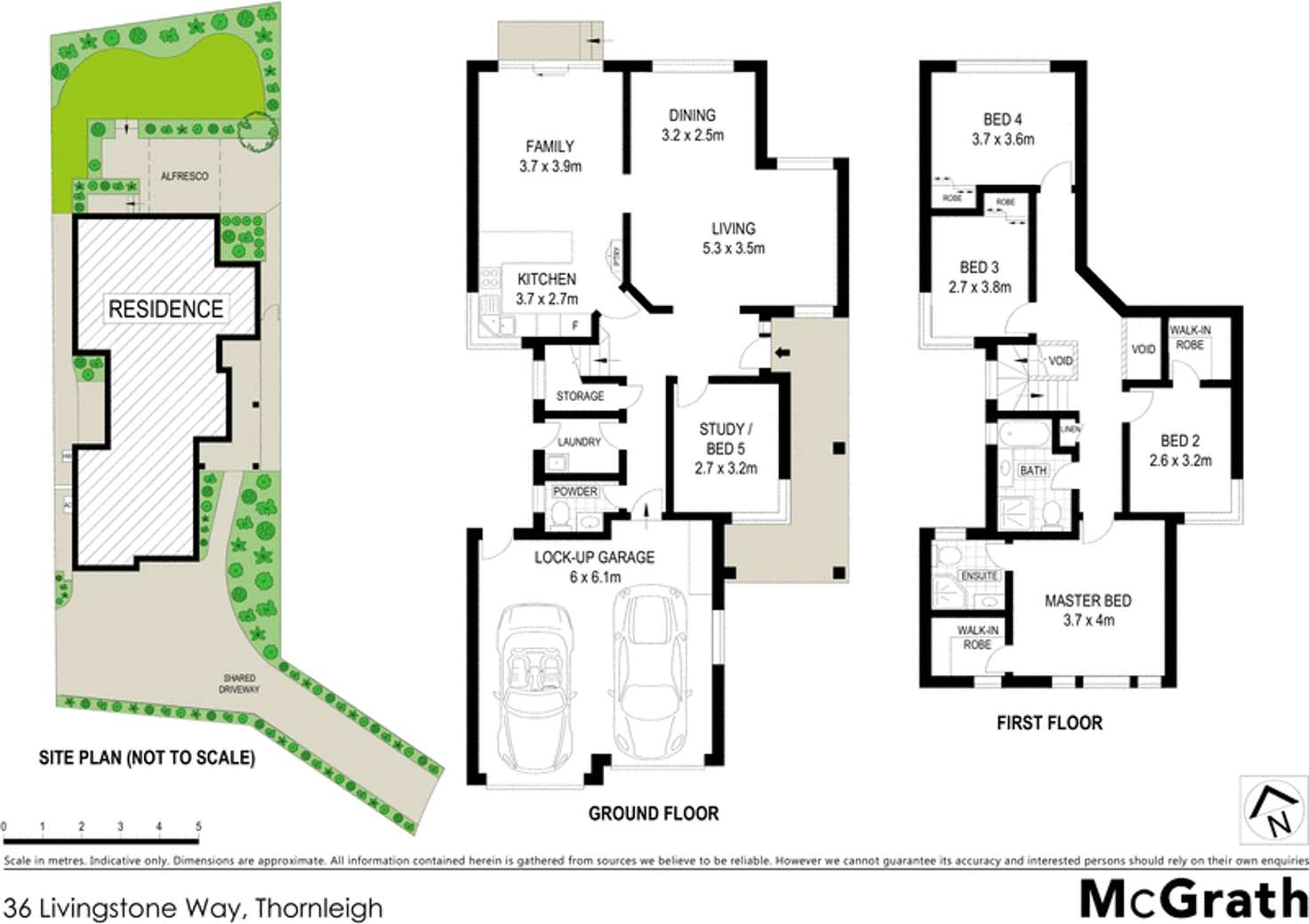 Floorplan of Homely house listing, 36 Livingstone Way, Thornleigh NSW 2120