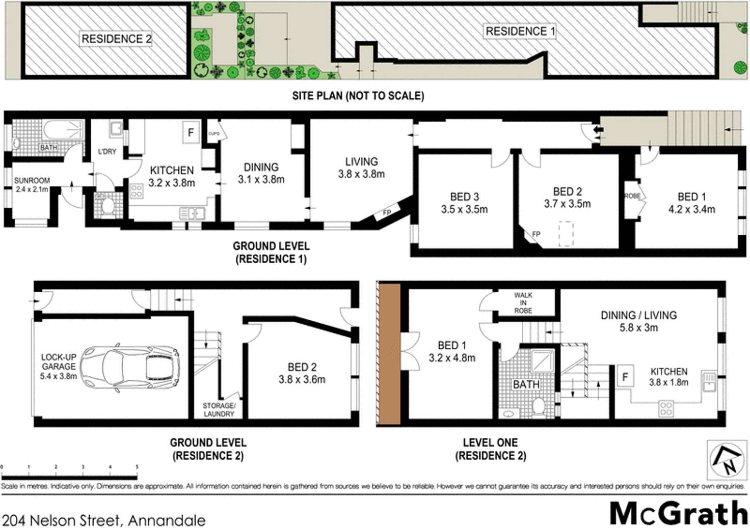 Floorplan of Homely house listing, 204 Nelson Street, Annandale NSW 2038