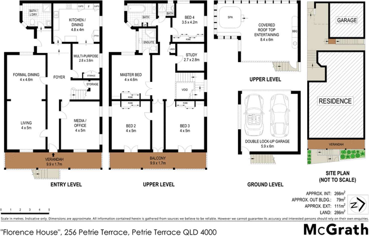 Floorplan of Homely house listing, 256 Petrie Terrace, Petrie Terrace QLD 4000