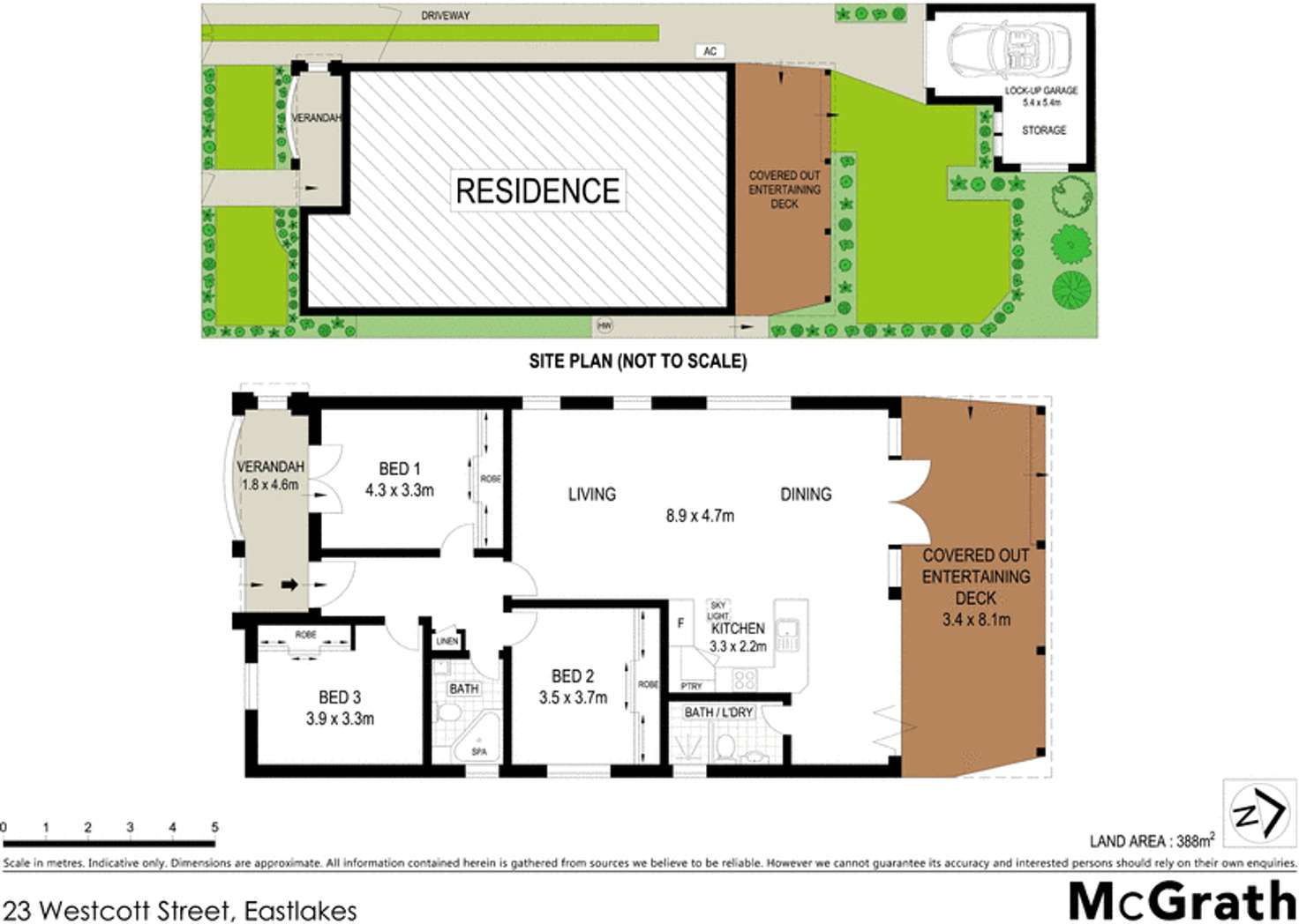 Floorplan of Homely house listing, 23 Westcott Street, Eastlakes NSW 2018