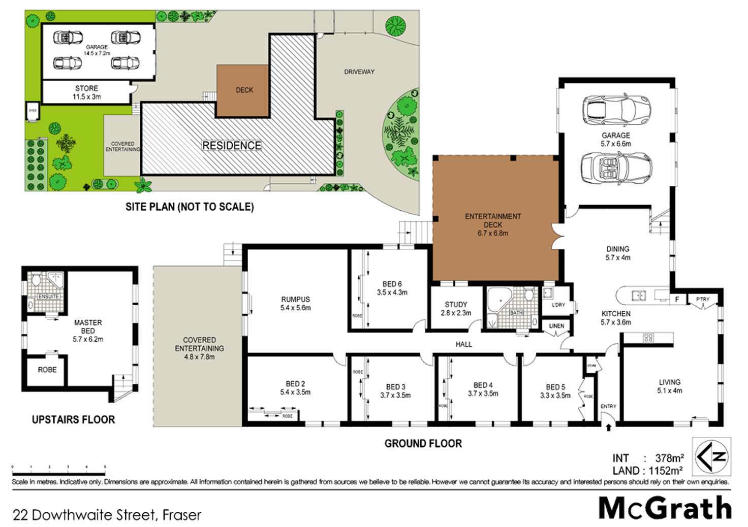 Floorplan of Homely house listing, 22 Dowthwaite Street, Fraser ACT 2615