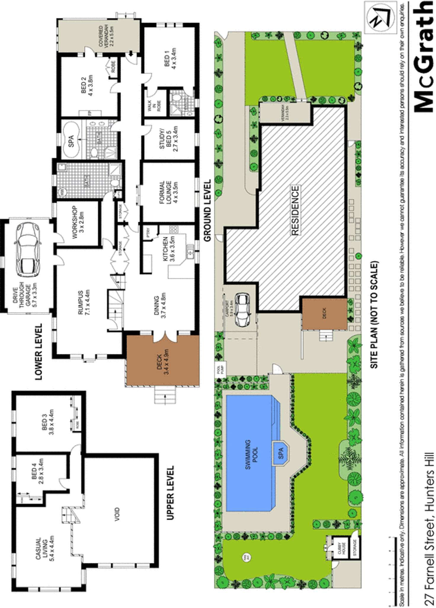 Floorplan of Homely house listing, 27 Farnell Street, Hunters Hill NSW 2110