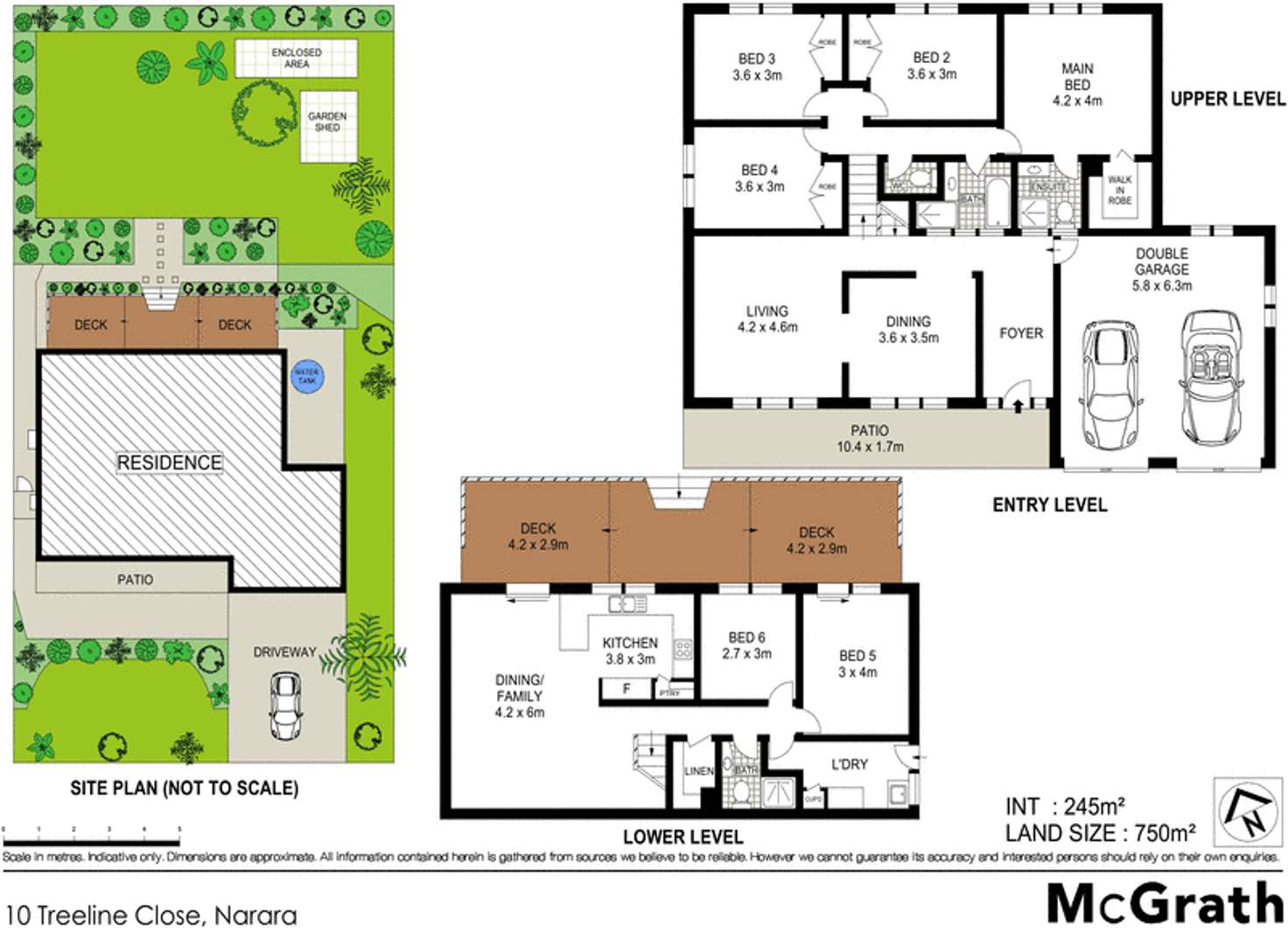 Floorplan of Homely house listing, 10 Treeline Close, Narara NSW 2250