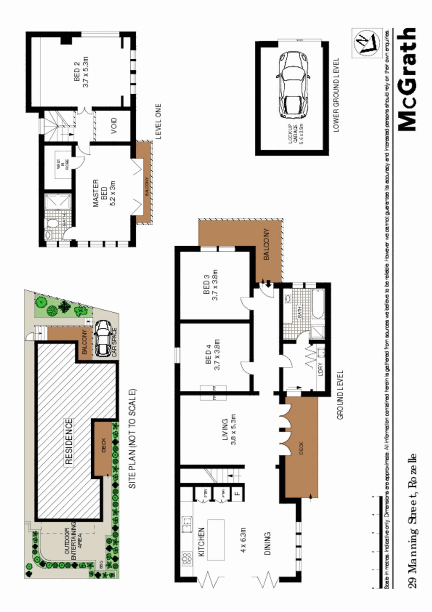 Floorplan of Homely house listing, 29 Manning Street, Rozelle NSW 2039