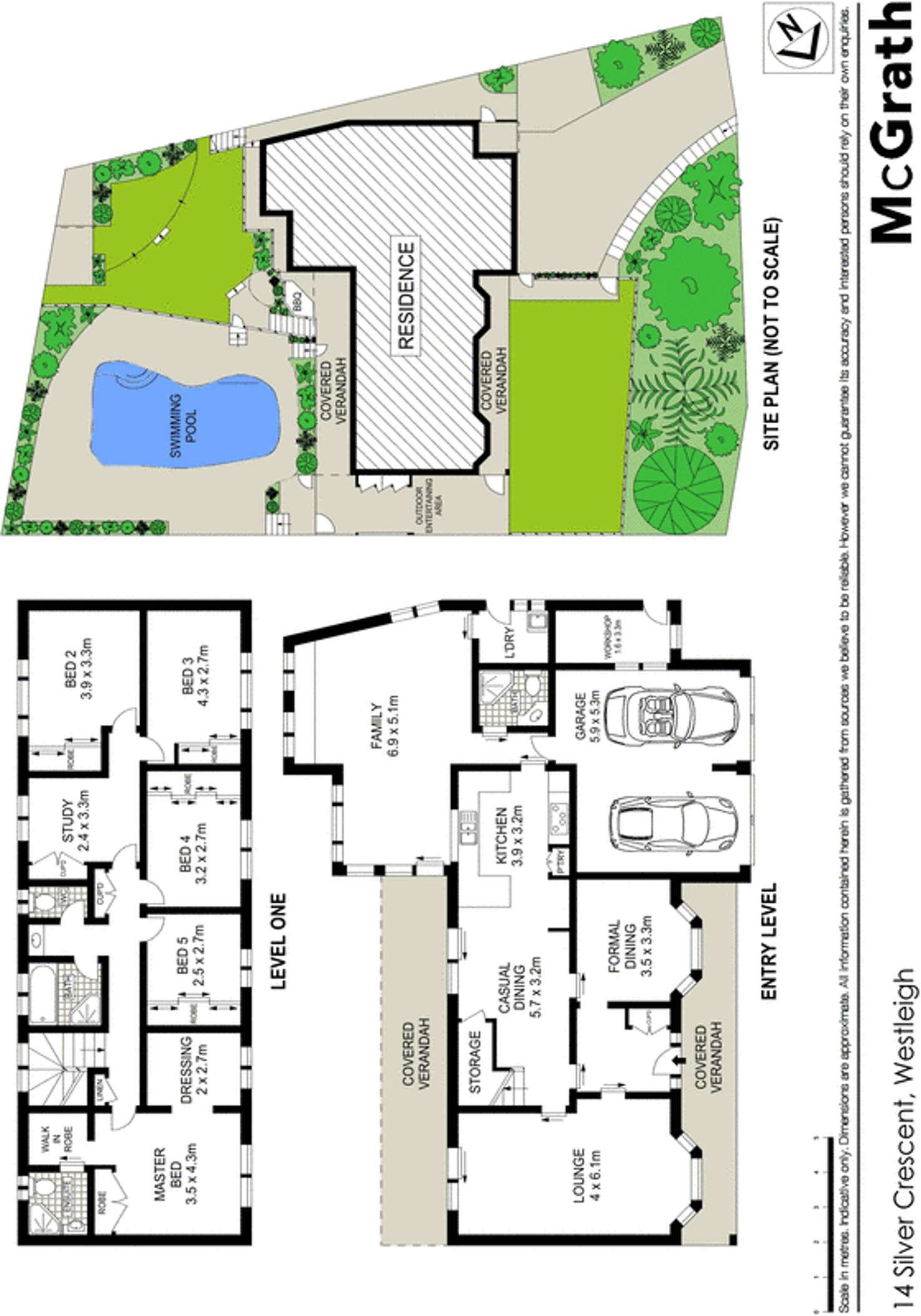 Floorplan of Homely house listing, 14 Silver Crescent, Westleigh NSW 2120