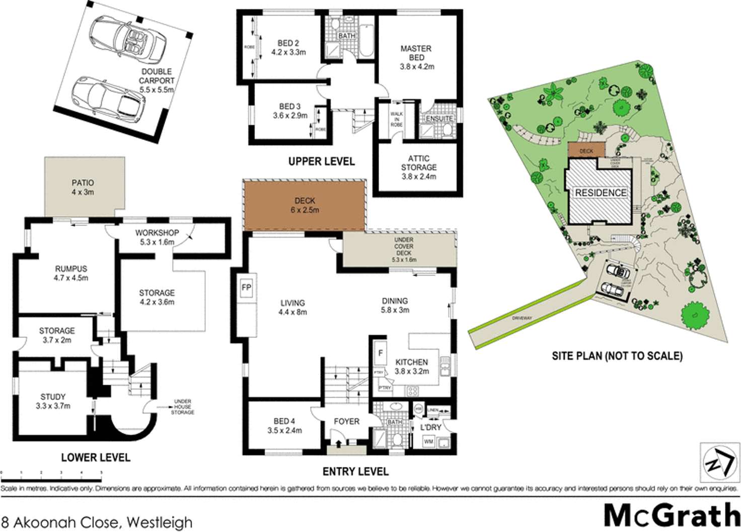 Floorplan of Homely house listing, 8 Akoonah Close, Westleigh NSW 2120