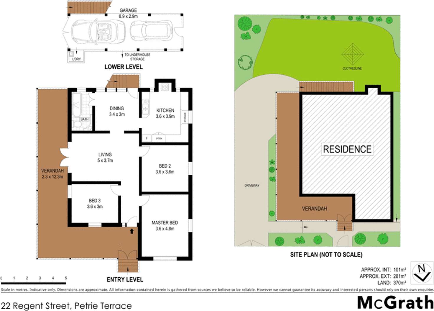 Floorplan of Homely house listing, 22 Regent Street, Petrie Terrace QLD 4000