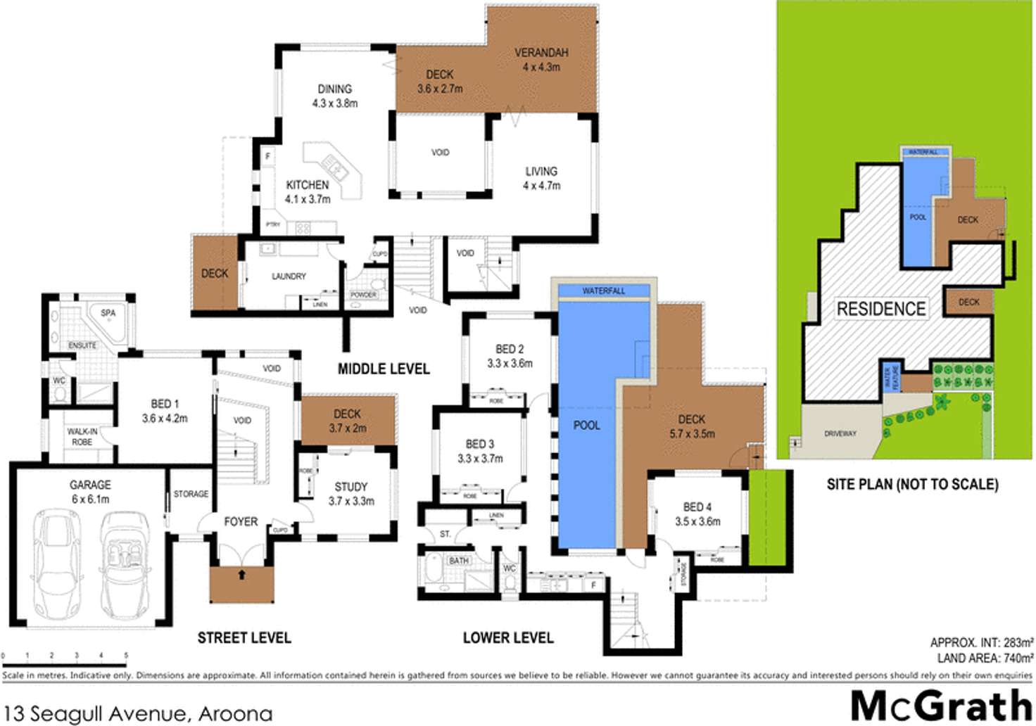Floorplan of Homely house listing, 13 Seagull Avenue, Aroona QLD 4551
