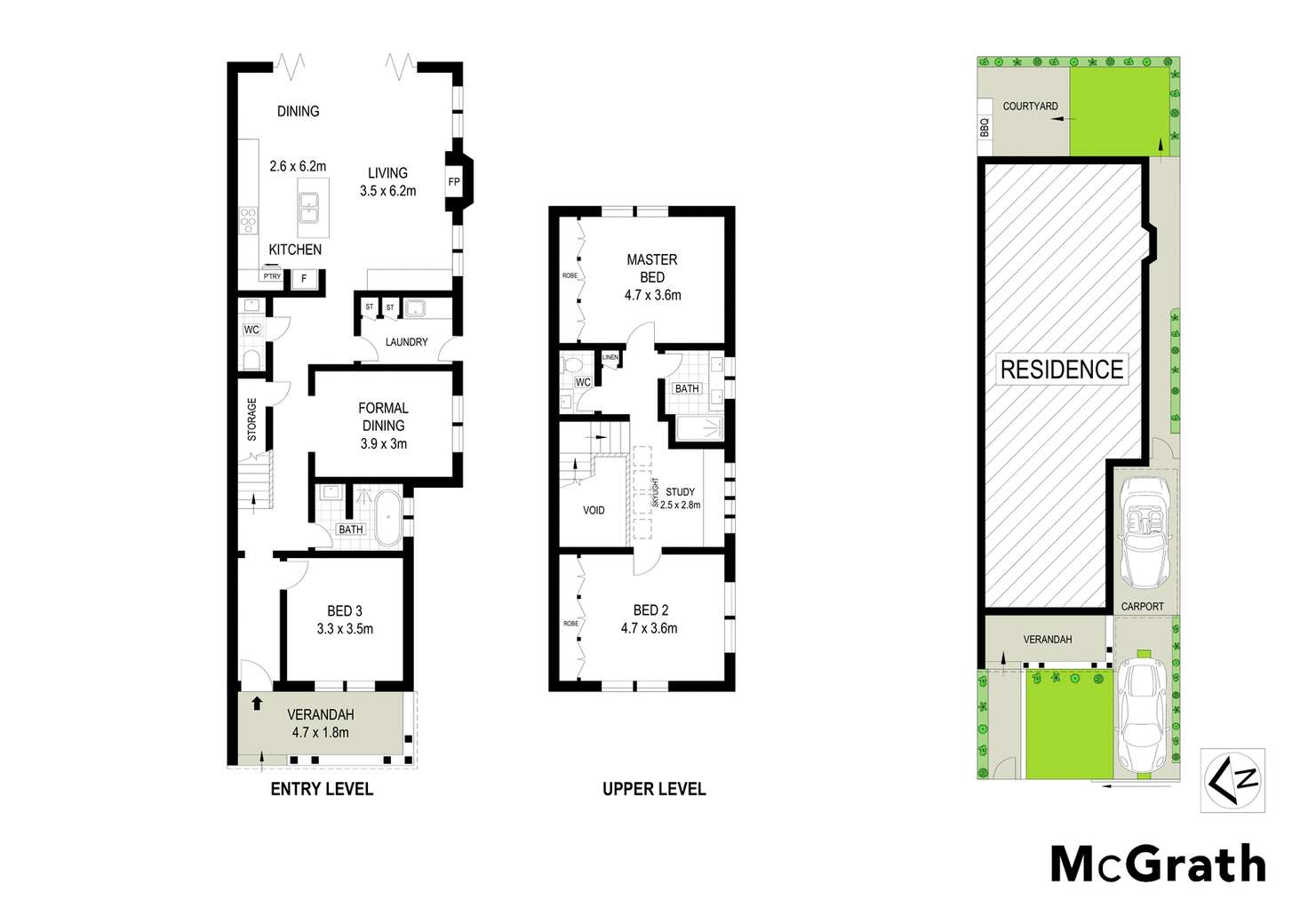 Floorplan of Homely house listing, 1 Rosebery Street, Mosman NSW 2088