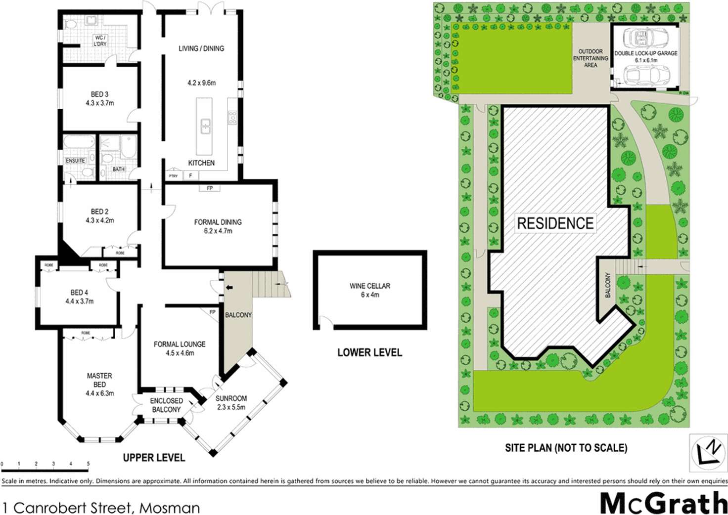Floorplan of Homely house listing, 1 Canrobert Street, Mosman NSW 2088
