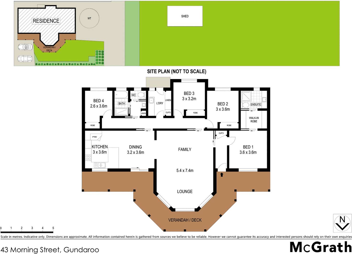 Floorplan of Homely house listing, 43 Morning Street, Gundaroo NSW 2620