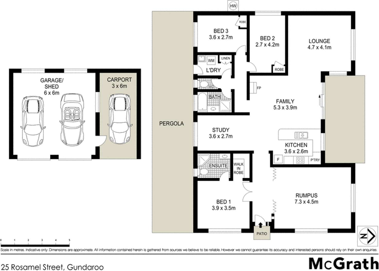 Floorplan of Homely house listing, 25 Rosamel Street, Gundaroo NSW 2620