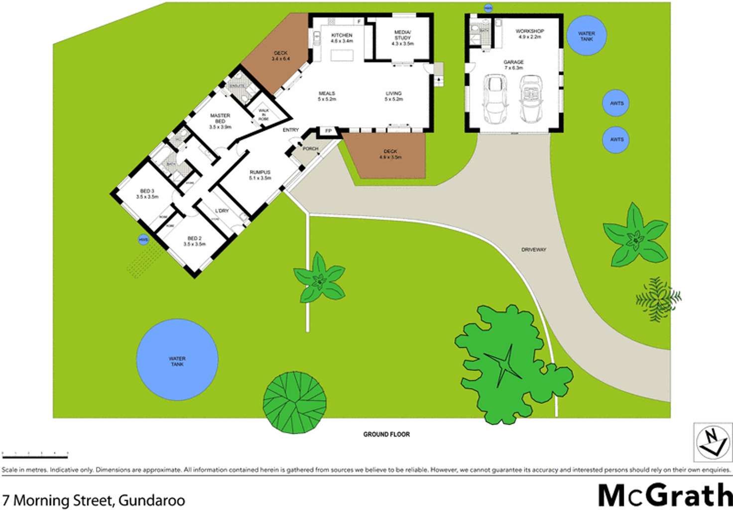 Floorplan of Homely house listing, 7 Morning Street, Gundaroo NSW 2620