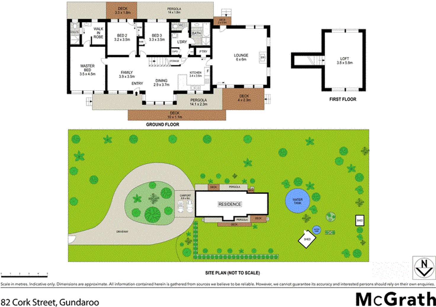 Floorplan of Homely house listing, 82 Cork Street, Gundaroo NSW 2620