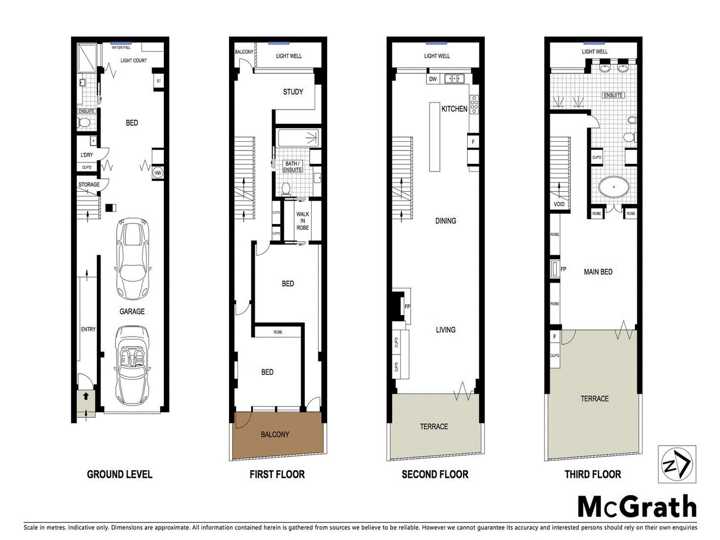 Floorplan of Homely townhouse listing, 29 Hinton Lane, Prahran VIC 3181