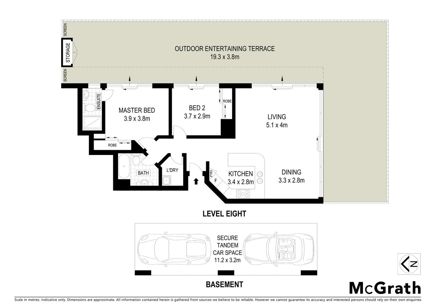 Floorplan of Homely apartment listing, 803/105 Campbell Street, Surry Hills NSW 2010