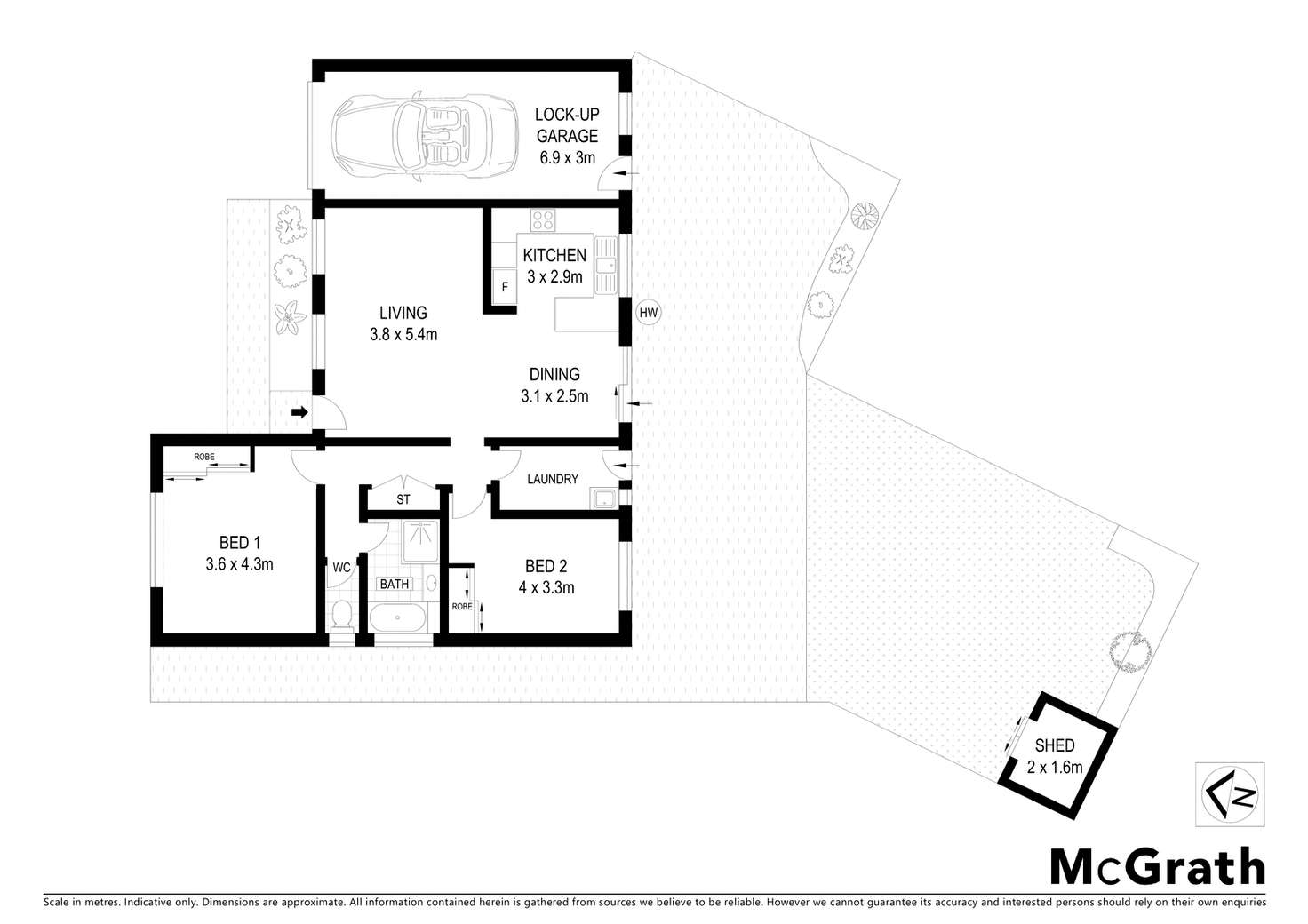 Floorplan of Homely villa listing, 18/121 Tompson Road, Panania NSW 2213
