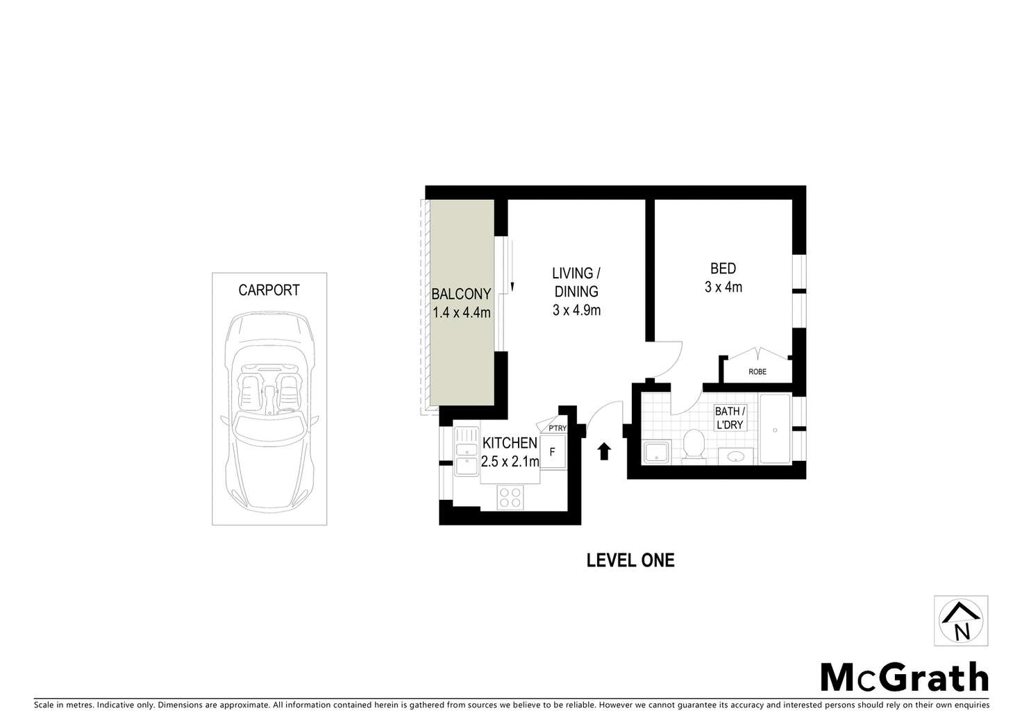 Floorplan of Homely apartment listing, 8/6 Stuart Street, Collaroy NSW 2097