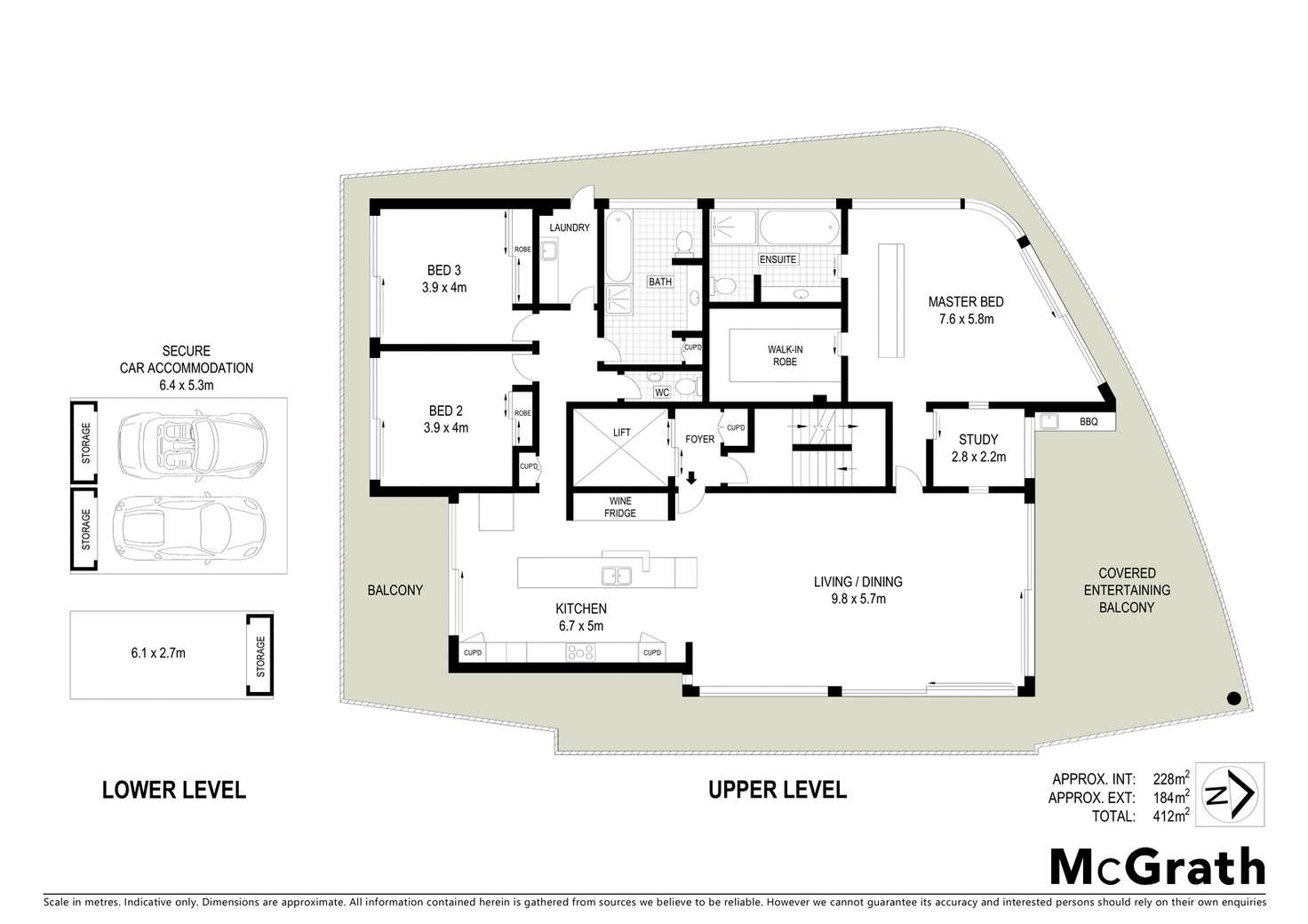 Floorplan of Homely apartment listing, 98 Thorn Street, Kangaroo Point QLD 4169