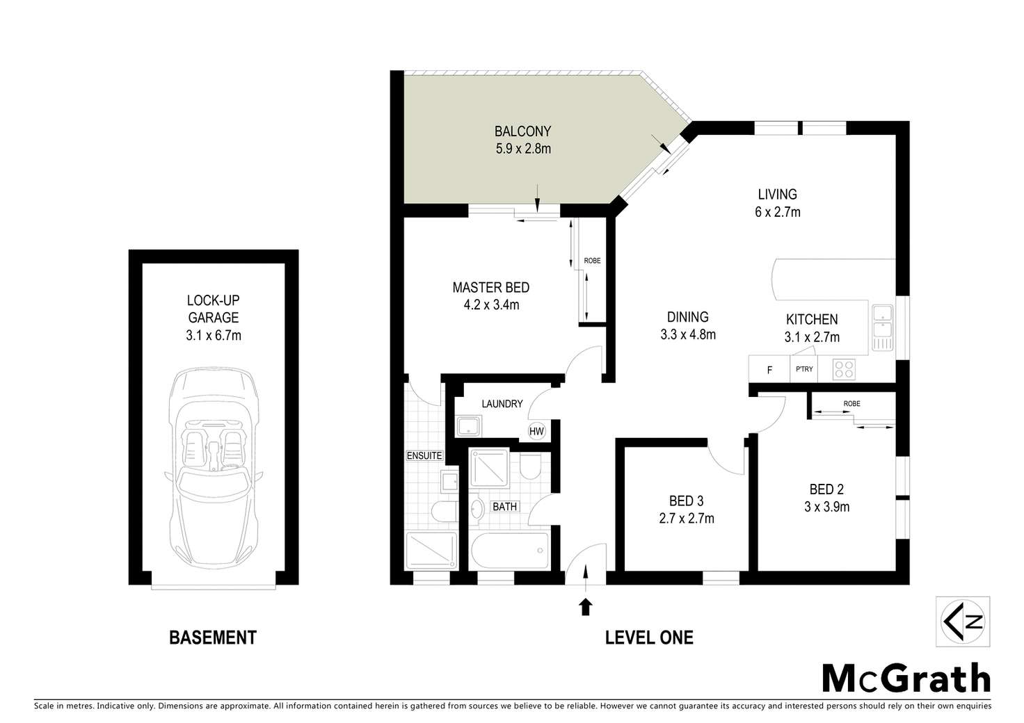Floorplan of Homely apartment listing, 1/9 Garden Street, Telopea NSW 2117