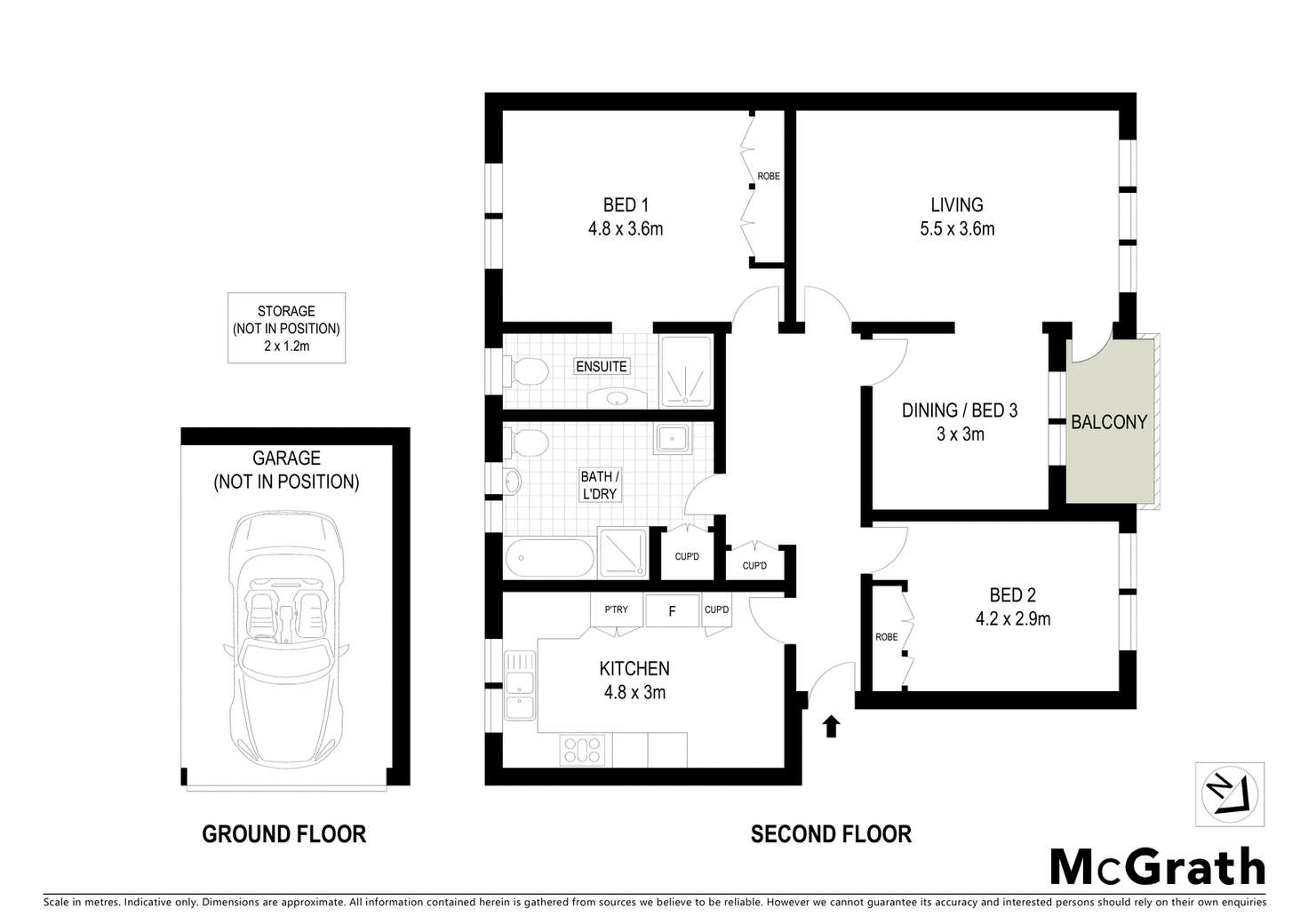 Floorplan of Homely apartment listing, 6/25 Mitford Street, St Kilda VIC 3182