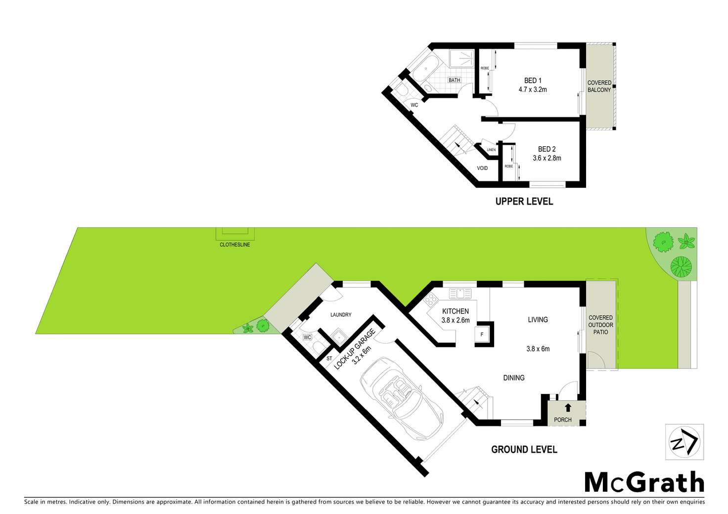 Floorplan of Homely townhouse listing, 4/420 Enoggera Road, Alderley QLD 4051