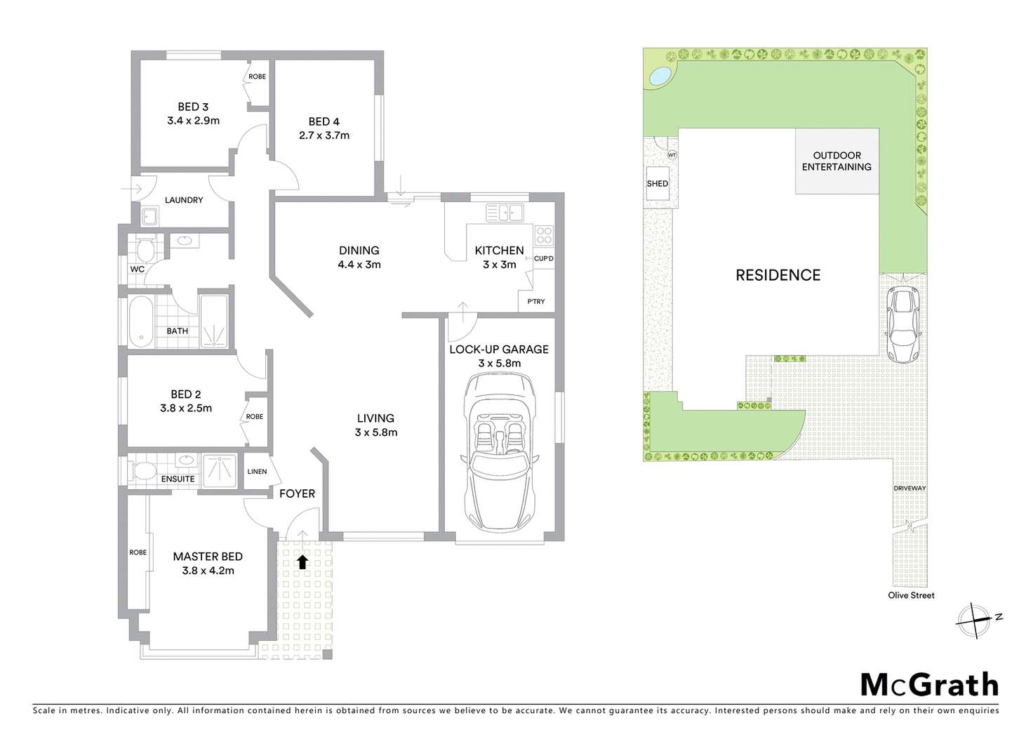 Floorplan of Homely house listing, 9A Olive Street, Asquith NSW 2077