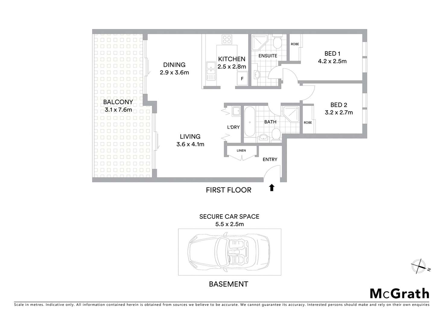 Floorplan of Homely apartment listing, 22/92 John Whiteway Drive, Gosford NSW 2250